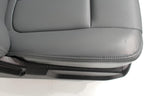 1999 - 2016 Ford Super Duty Steel Gray Vinyl Seats with Center Console Jump Seat