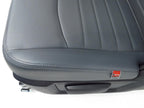 2009-2018 Dodge Ram Front Seats Set, Work Grade Gray Vinyl Split Bench Manual