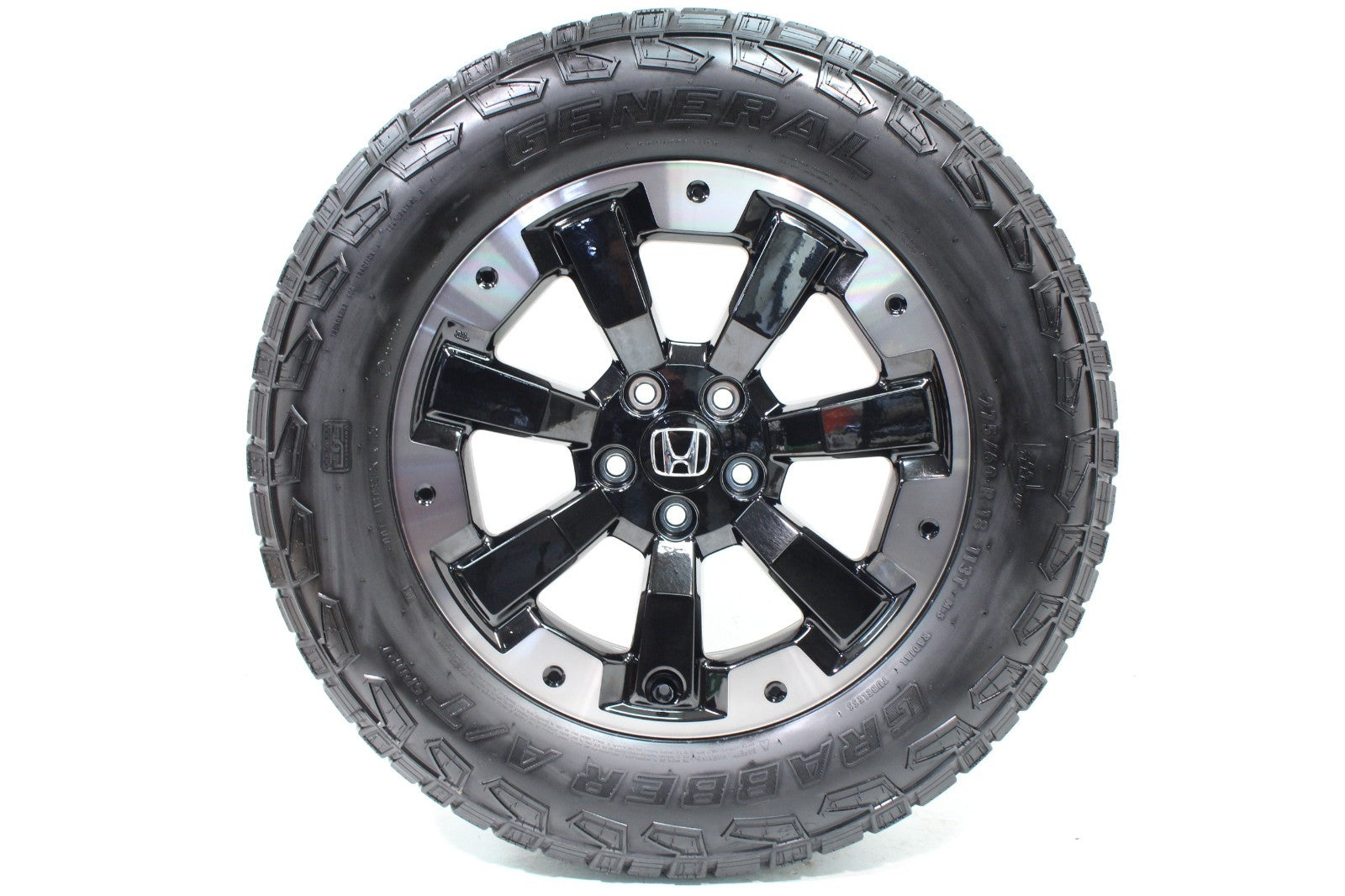 2022-2026 Honda Passport OEM 18"  Wheels/Rims Machined Black + Tires - Set Of 4
