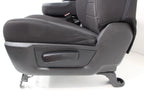 2009-2024 Dodge Ram Seats, Quad Cab Front & Rear, Manual Black Cloth w/ Jumpseat