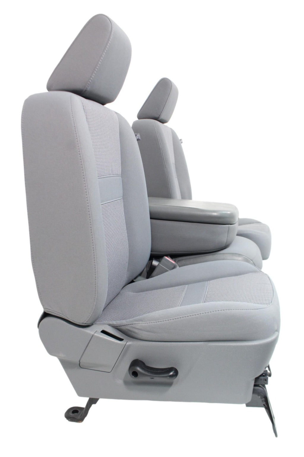 2002 - 2009 Dodge Ram Split Bench Seat, Slate Gray Cloth w/ Power Driver, Lumbar