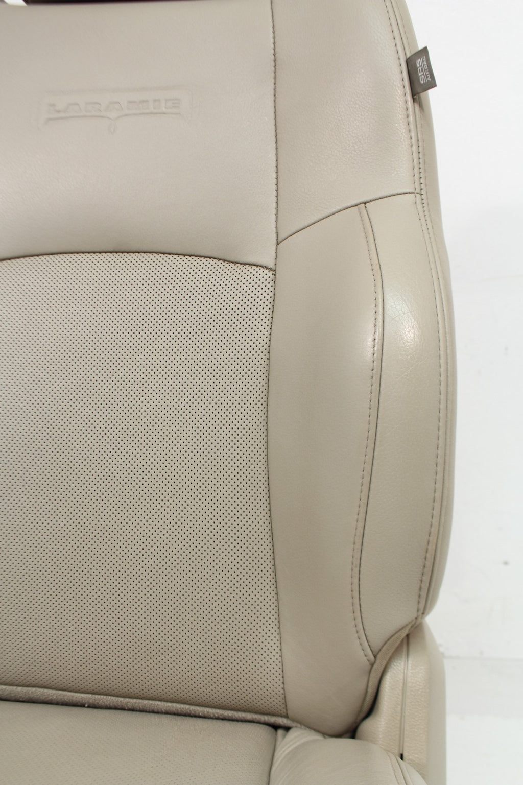 2009 - 2018 Ram Seats, Laramie, Frost Beige Tan Leather w/ Heating & Ventilation