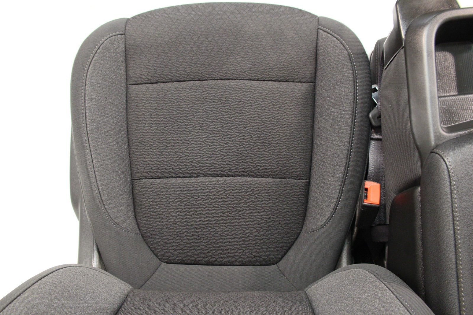 2019 - 2026 Chevy Silverado Split Bench Seat, LT Black Cloth w/ Power Driver