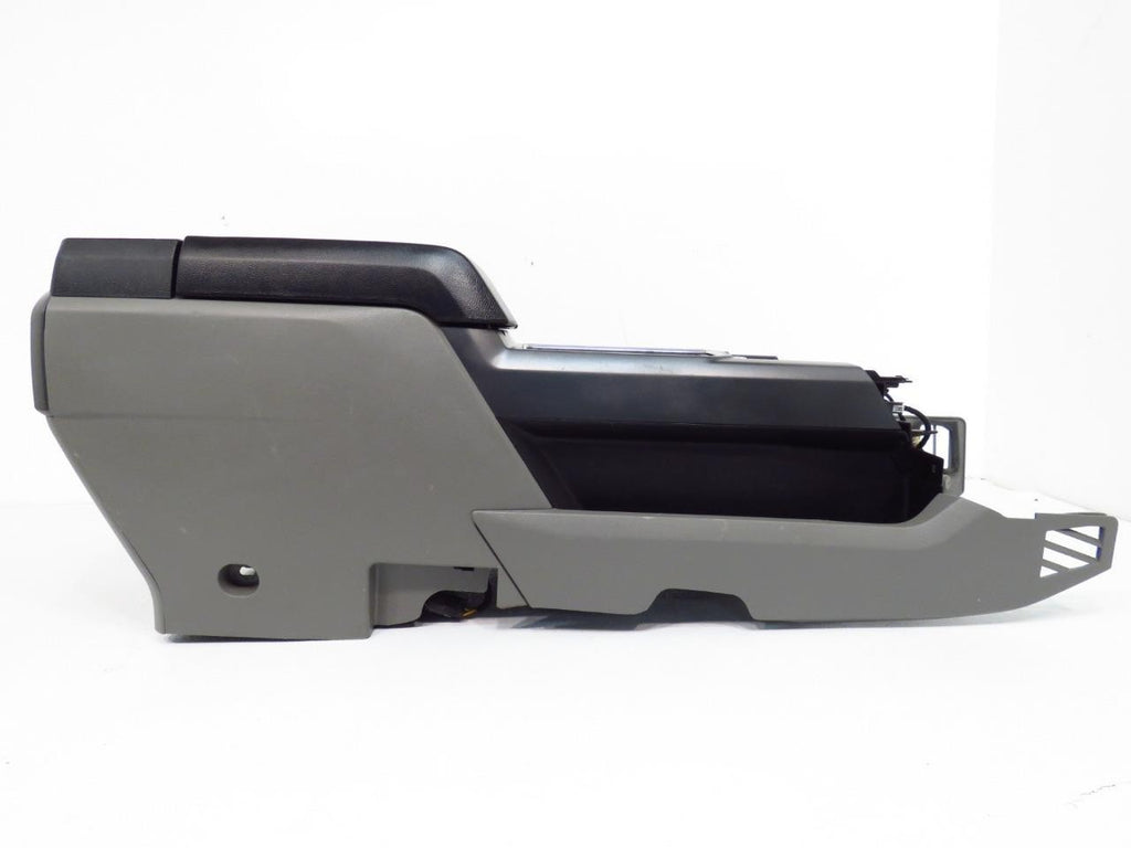 15-22 Ford Truck Center Console & Install Kit w/o Shifter - Gray Vinyl XLT