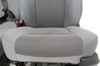 1999 - 2016 Ford Super Duty Front Seats, XL Steel Gray Cloth Manual w/ Jumpseat