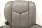 99 - 06 Silverado Sierra Tahoe Yukon Heated Power Leather Seats Pewter Gray OEM