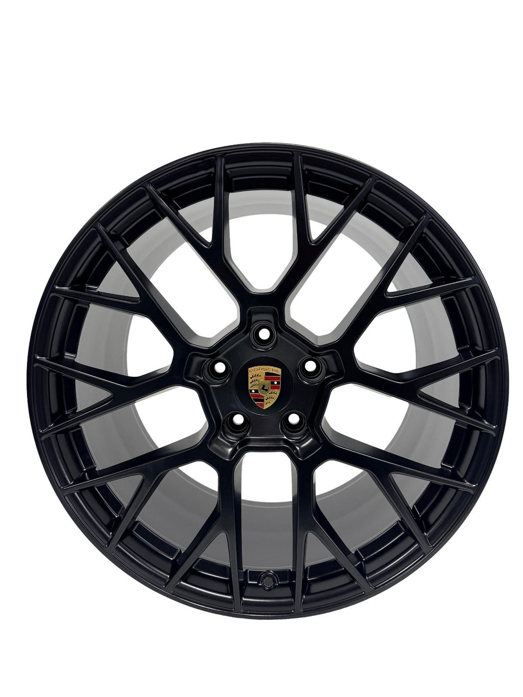 Porsche 911 992 RS Spyder Design 20"/21" Staggered Wheel Set Black w/ TPMS Lugs