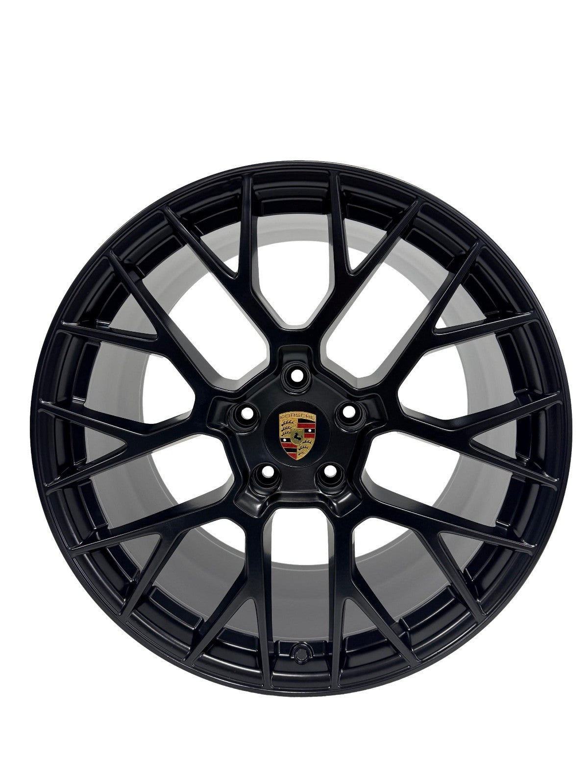 Porsche 911 992 RS Spyder Design 20"/21" Staggered Wheel Set Black w/ TPMS Lugs