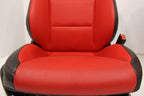 2010 - 2015 Chevrolet Camaro SS Seats Set, Inferno Orange Leather Heated 2SS