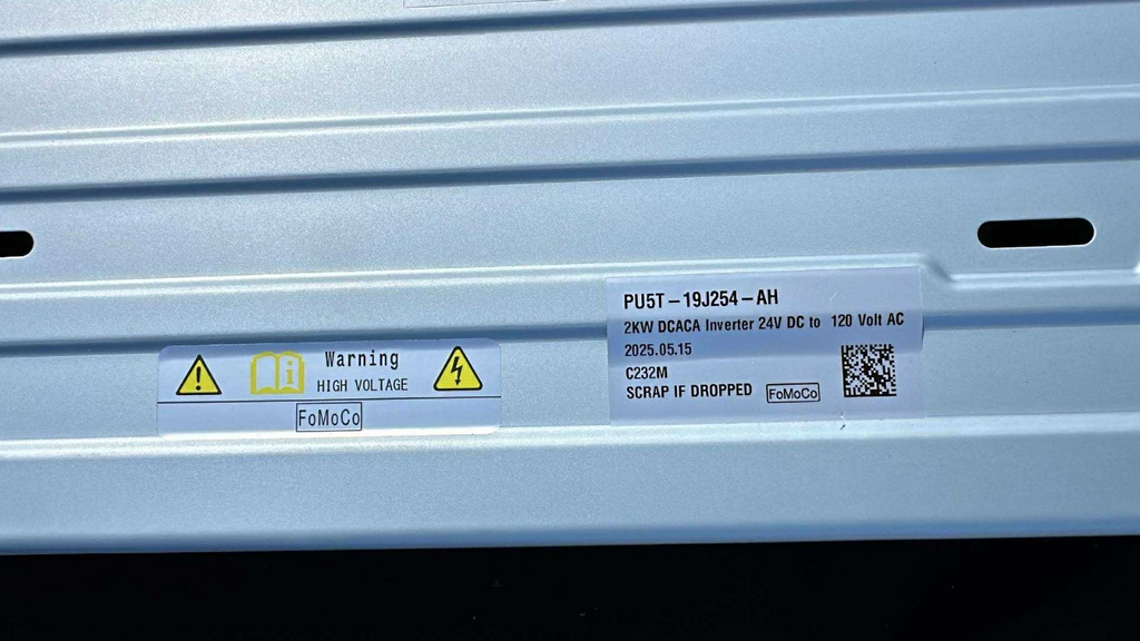 2023 - 2026 Ford Super Duty 2kW Pro Power Onboard Inverter & Battery Module OEM