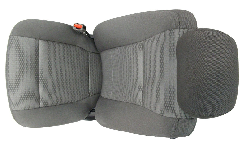 2015 - 2022 Ford F150 Super Duty Front Seats, XLT Power Earth Gray Cloth Heated