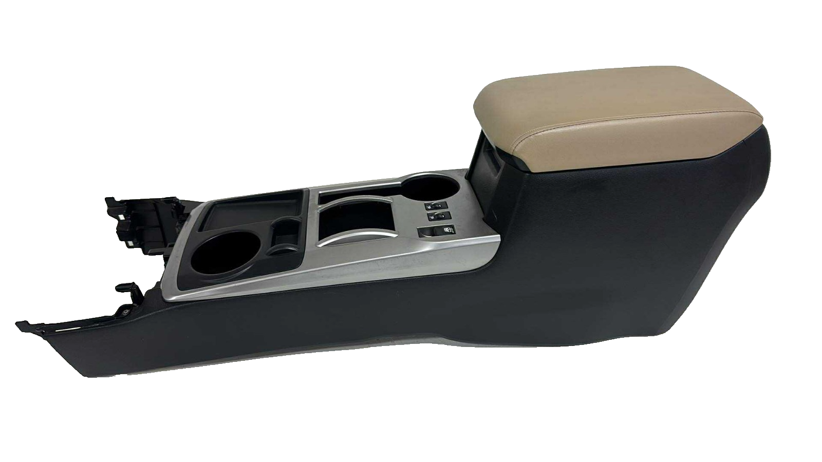 2010 - 2024 Toyota 4Runner Center Console, Black w/ Beige Armrest, Limited Trim