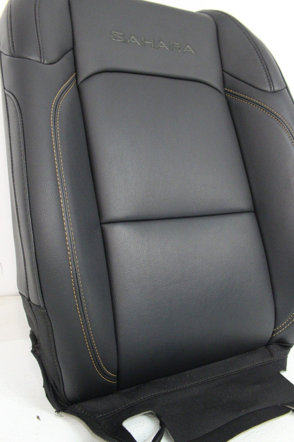 2024+ Jeep JL JT Seat Lean Back, Sahara Black Leather w/Copper, Front Driver