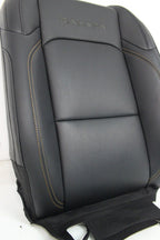 2024+ Jeep JL JT Seat Lean Back, Sahara Black Leather w/Copper, Front Driver