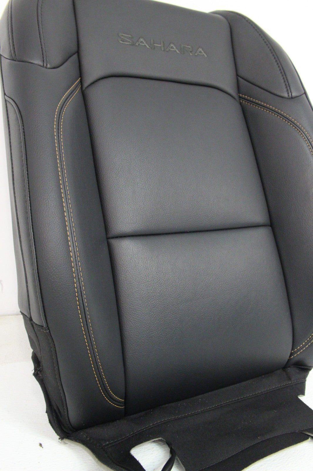 2024+ Jeep JL JT Seat Lean Back, Sahara Black Leather w/Copper, Front Driver