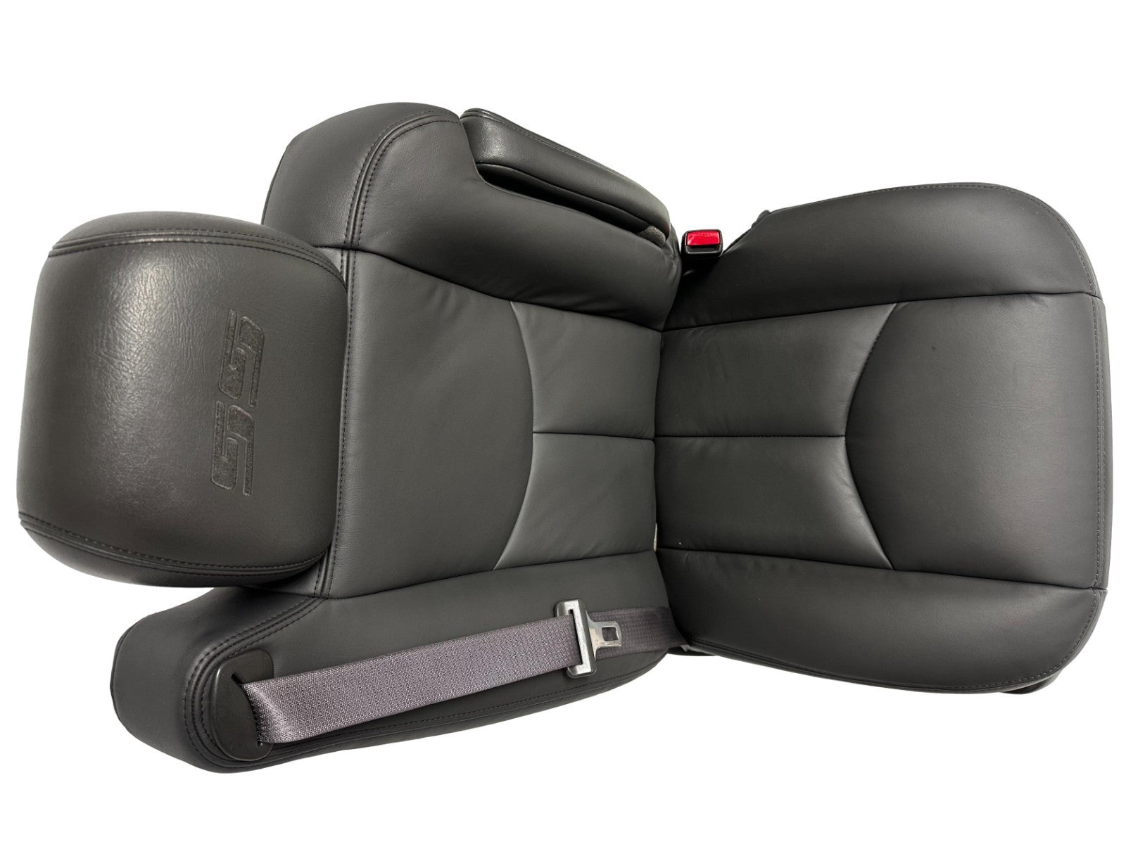 1999 - 2006 Chevy Silverado SS Front Seats, New Leather Dark Pewter Power Heated