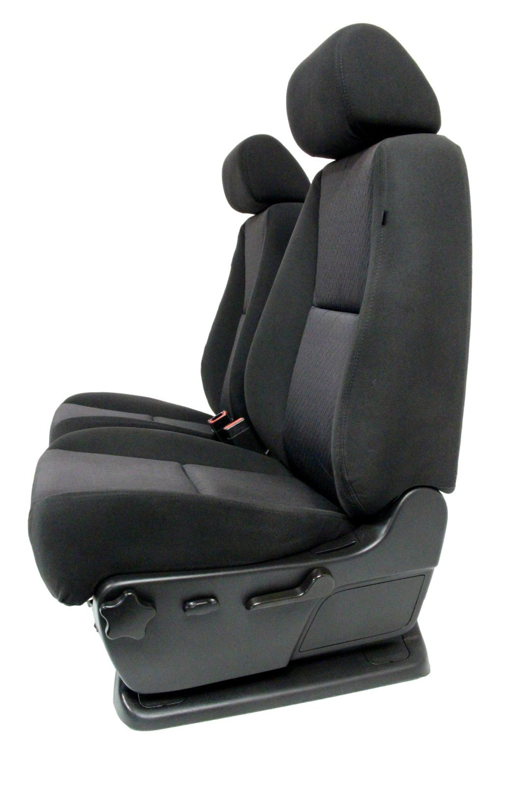 2007 - 2014 GM Silverado Tahoe Suburban Front Seats, LT Powered Black Cloth OEM