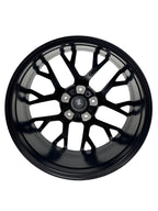 Porsche 911 992 RS Spyder Design 20"/21" Staggered Wheel Set Black w/ TPMS Lugs