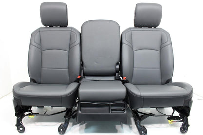 2009 - 2025 Dodge Ram Work Edition Vinyl Front Seats with Jump Seat Console