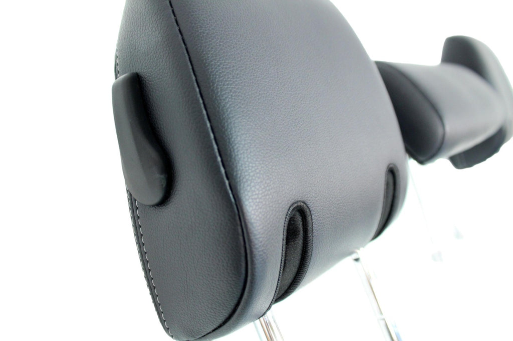 2014-2024 Toyota 4Runner Second Row Headrest Set, Black Leatherette Softex OEM