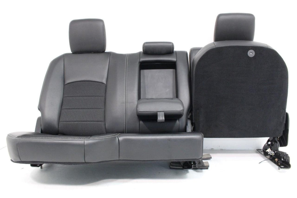 2009 - 2018 Dodge Ram Front & Rear Seats Set, Sport Black Vinyl & Cloth Heated