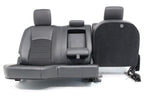 2009 - 2018 Dodge Ram Front & Rear Seats Set, Sport Black Vinyl & Cloth Heated