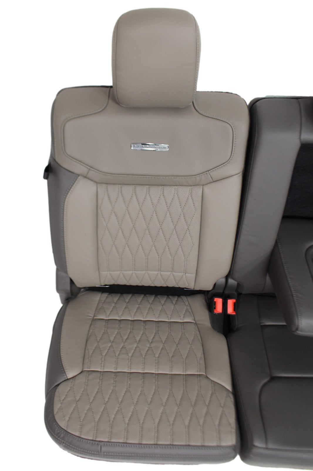 2021 - 2026 F150 & Super Duty Platinum Plus Rear Seat, Smoked Truffle Leather