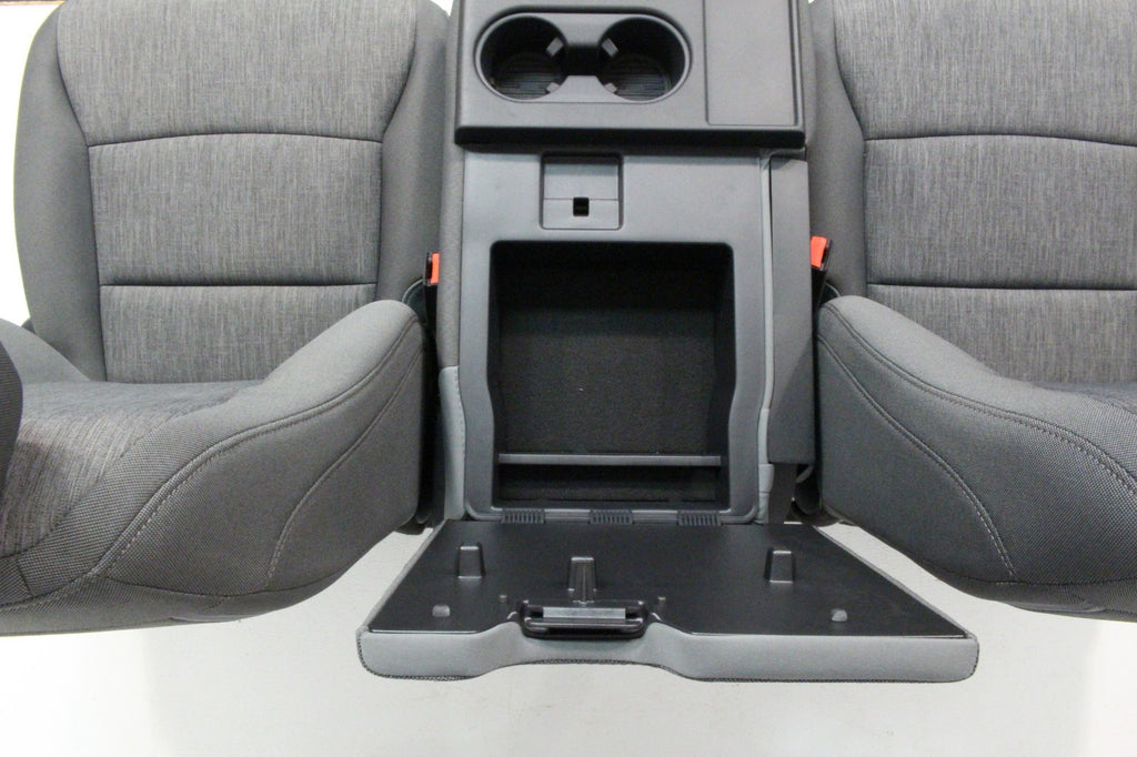 2021 - 2026 Ford F150 Front Seats, XL Slate Gray Cloth Manual Gray w/ Jumpseat
