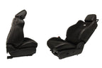 2008 - 2023 Dodge Challenger Seats Set,  Black Leather Suede w/ T/A Embroidery