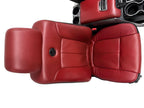 2009-2014 Ford F150 Limited Interior, OEM Red Leather Seats Console Door Panels