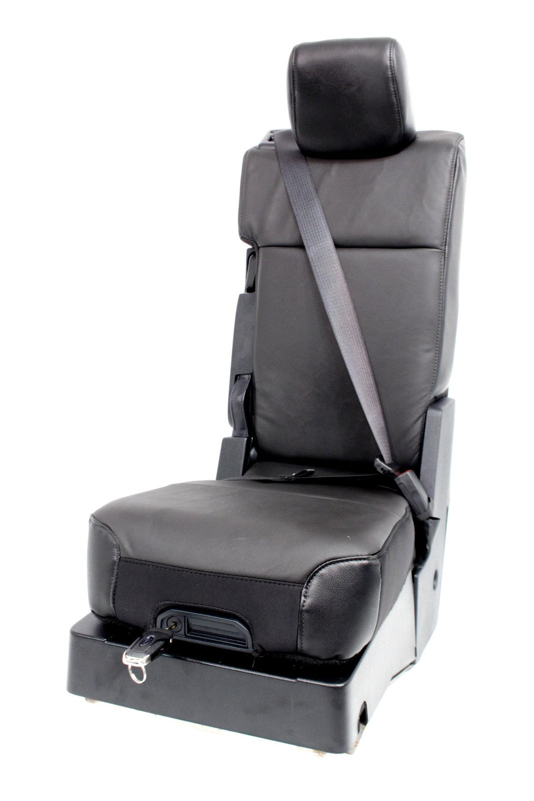 2015 - 2025 Ford F150 Super Duty Jump Seat Center Console, Black Leather Lariat