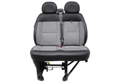 14 - 26 Ram ProMaster Front Passenger Bench Seat Gray Black Vinyl OEM 6TH96JXWAB