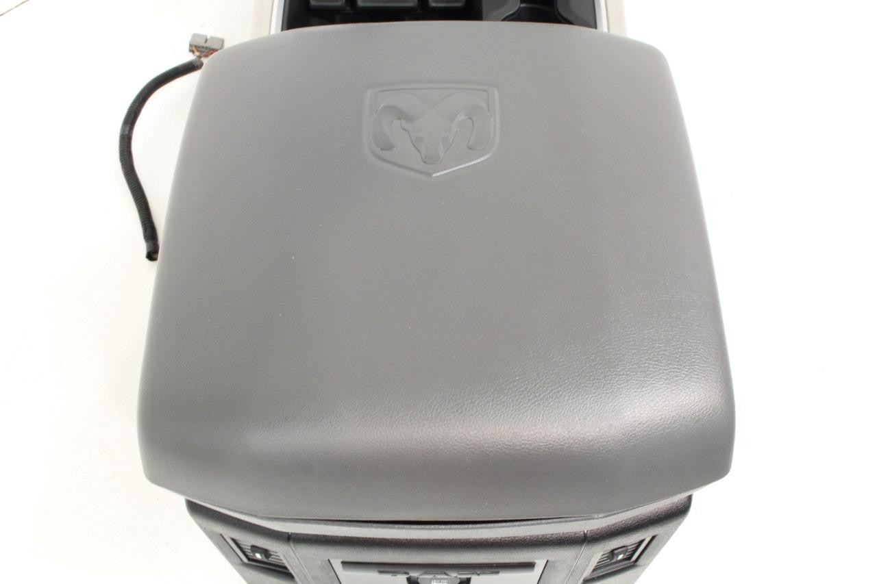2013 - 2018 Dodge Ram Center Console w/ Radio Bezel, Install Brackets & Bolts