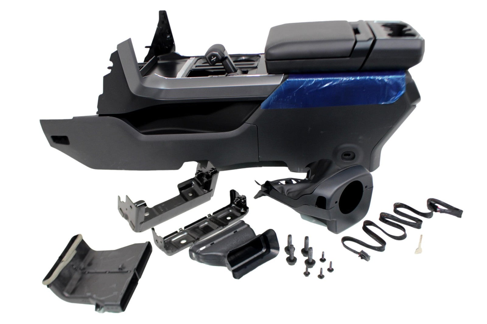 2021-2025 F150 Workstation Center Console, Black w Column Shifter Conversion Kit