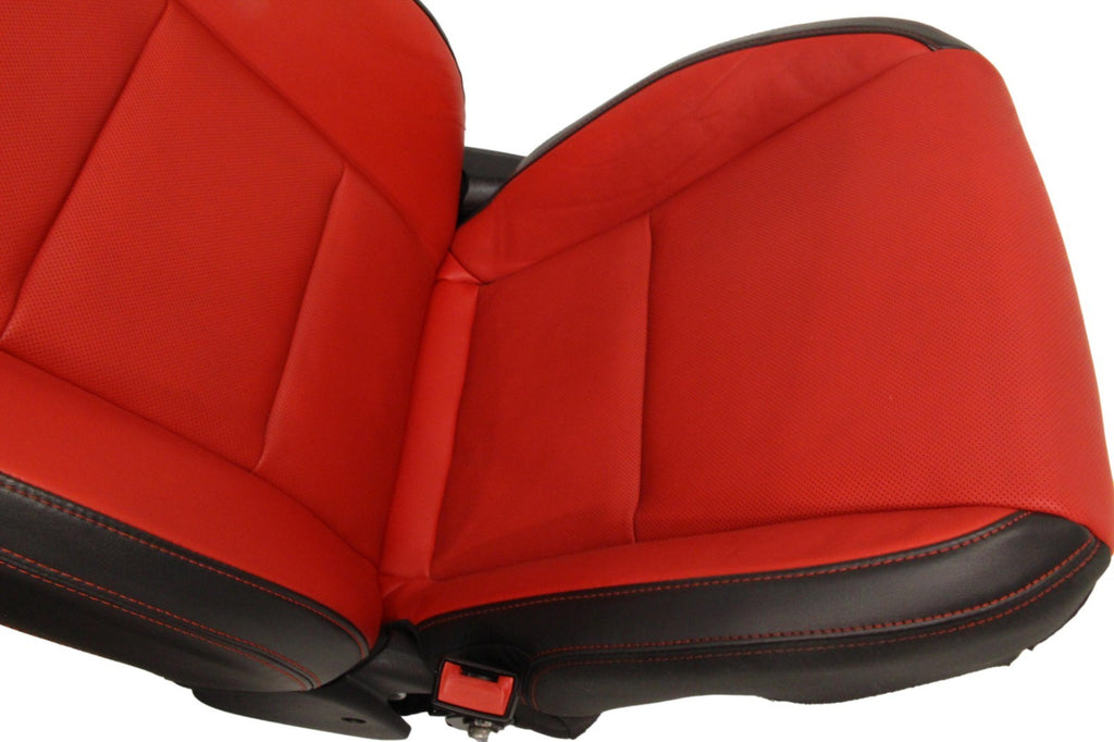 2010 - 2015 Chevrolet Camaro SS Front Seats, Inferno Orange Leather Heated 2SS