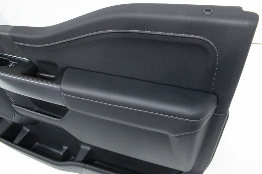 2021 - 2026 Ford F150 Front Door Panels, STX XLT Sport Black Geometric OEM