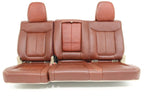 2009 - 2014 Ford F150 King Ranch Seats, Front & Rear, Leather Heated Cool Brown
