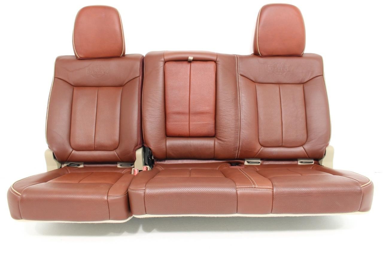 2009 - 2014 Ford F150 King Ranch Seats, Front & Rear, Leather Heated Cool Brown