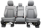 1999 - 2016 Ford Super Duty Steel Gray Vinyl Seats with Center Console Jump Seat