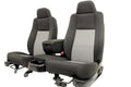 1998 - 2009 Ford Ranger Seats, 60-40 Split Bench, Black Gray Cloth, Extended Cab