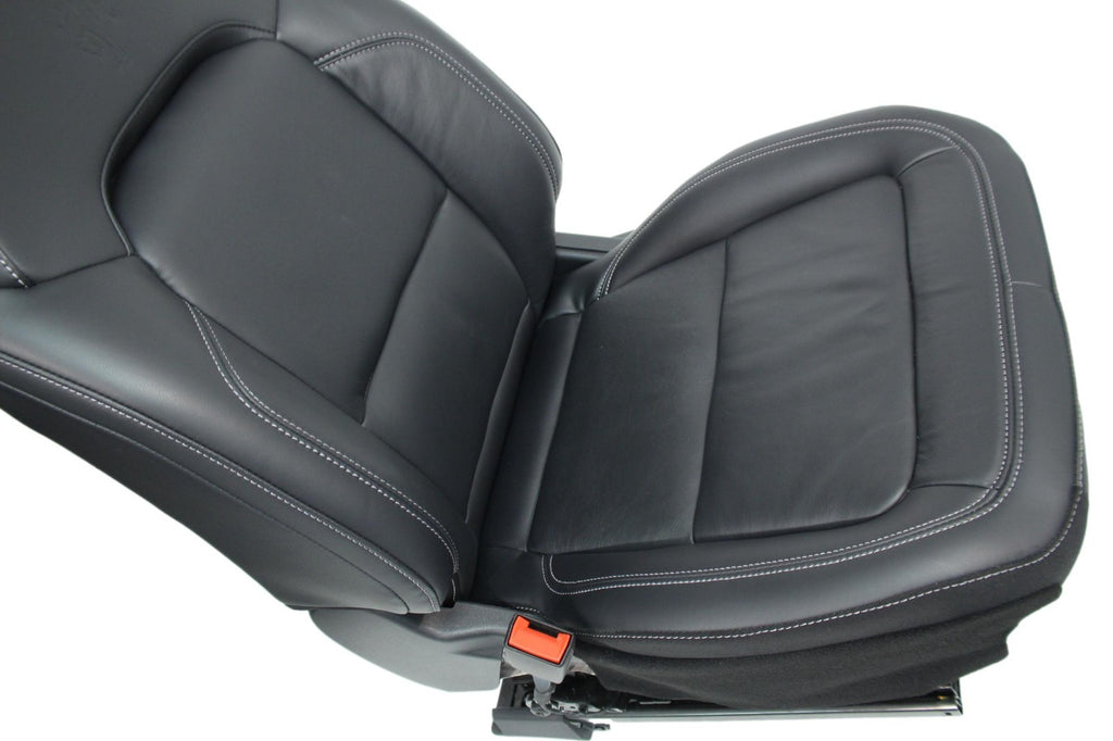 2021 - 2026 Ford Bronco Seats Set, 4-Door Outer Banks Black Leather Heated OEM