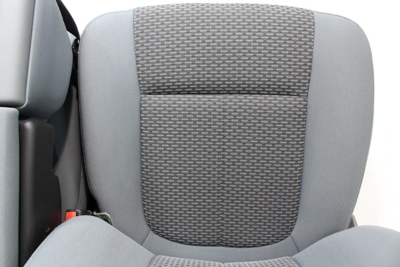 1999 - 2016 Ford Super Duty Front Seats, XLT Steel Gray Cloth Power w/ Jumpseat