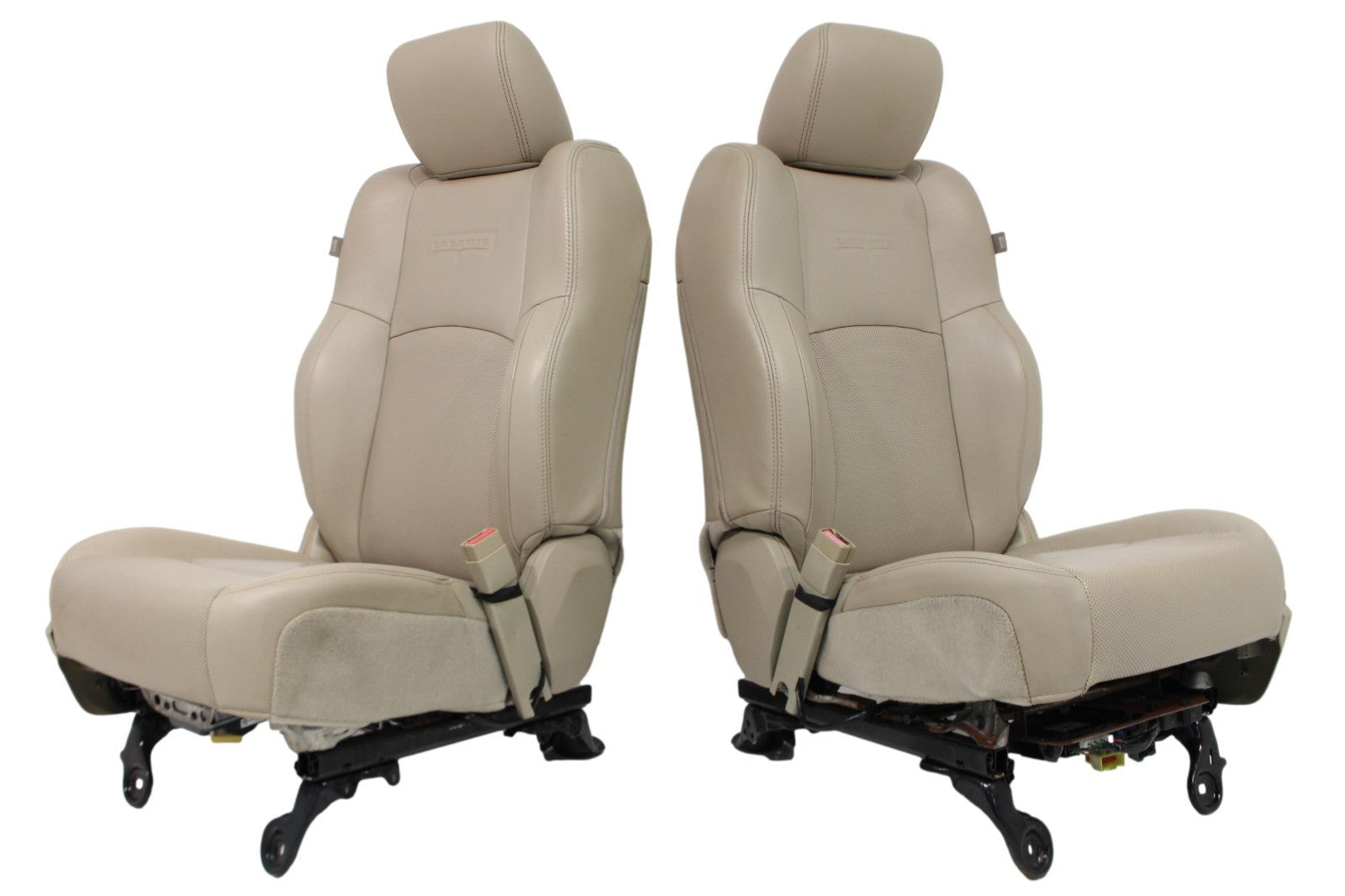 2009 - 2018 Ram Seats, Laramie, Frost Beige Tan Leather w/ Heating & Ventilation