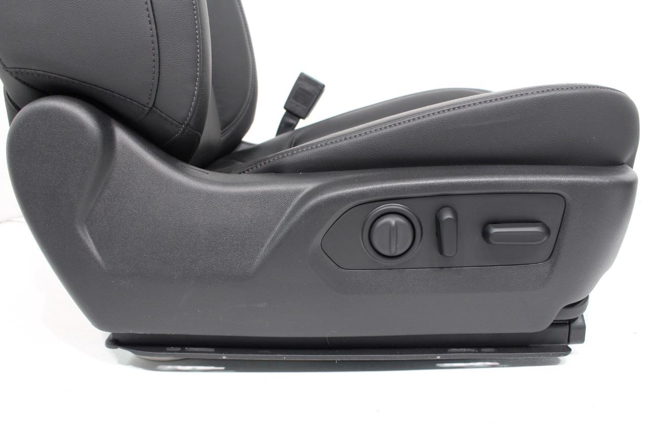 19-22 Silverado Sierra Heated Cooled Black Leather Seats Front & Rear Set OEM