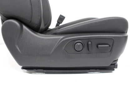 19-22 Silverado Sierra Heated Cooled Black Leather Seats Front & Rear Set OEM