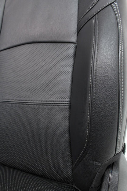 2009-2024 Dodge Ram Rebel Black Leather Heated & Cooled Front and Rear Seats