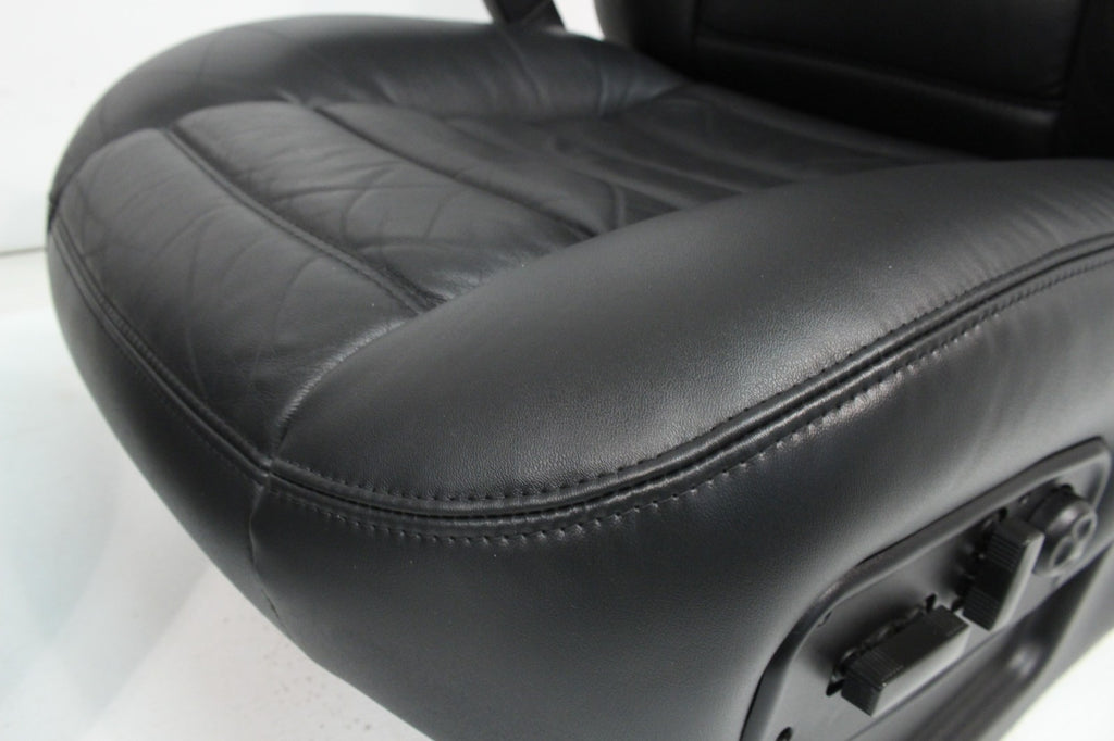 2003 - 2007 Hummer H2 Seats Set, Black Leather Powered Heated OEM