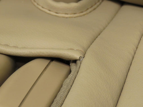 2007 - 2014 GMC Yukon Chevy Suburban Tahoe Third Row Seat, LT Tan Leather Pair