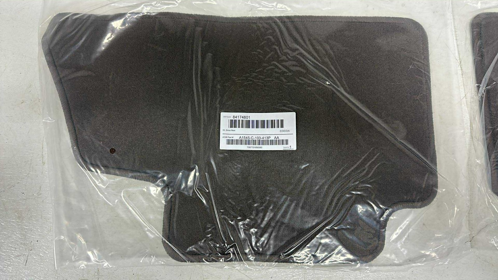 2014 - 2018 GMC Sierra Chevy Silverado OEM Floor Mat Set, Cocoa Carpet Crew Cab