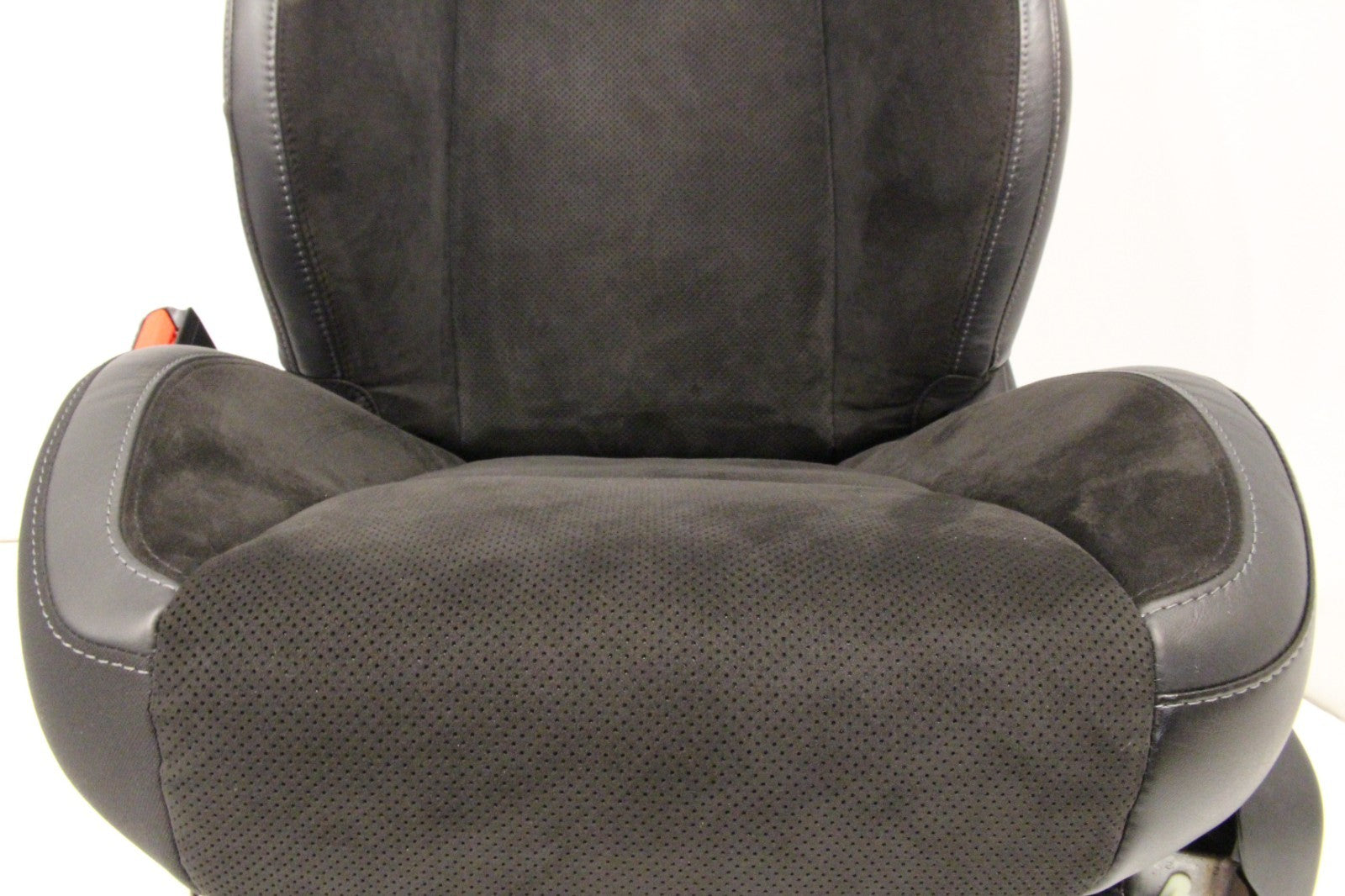 2008 - 2023 Dodge Challenger Front Seats,  Black Leather Suede w/ T/A Embroidery